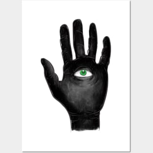 All Seeing Black Hand Posters and Art